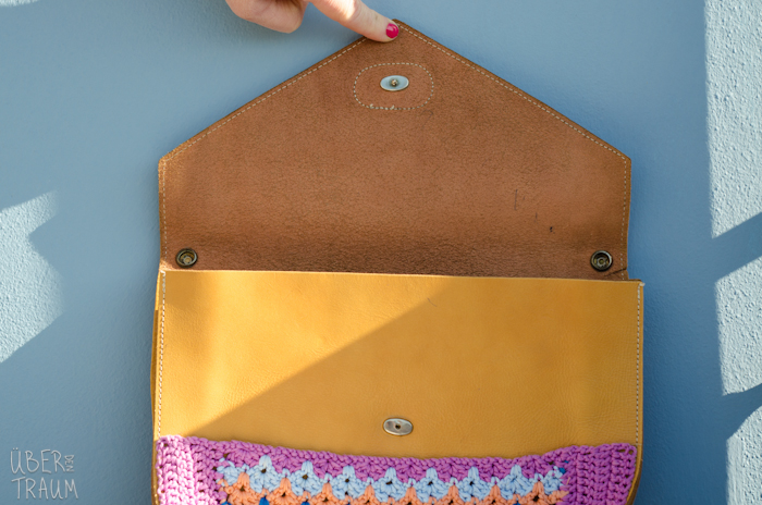 Color Crochet Envelope Purse
